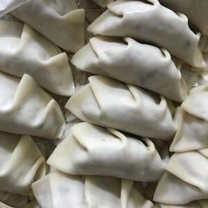 手作り餃子100個❤️皮から簡単成形！美味しさ満点